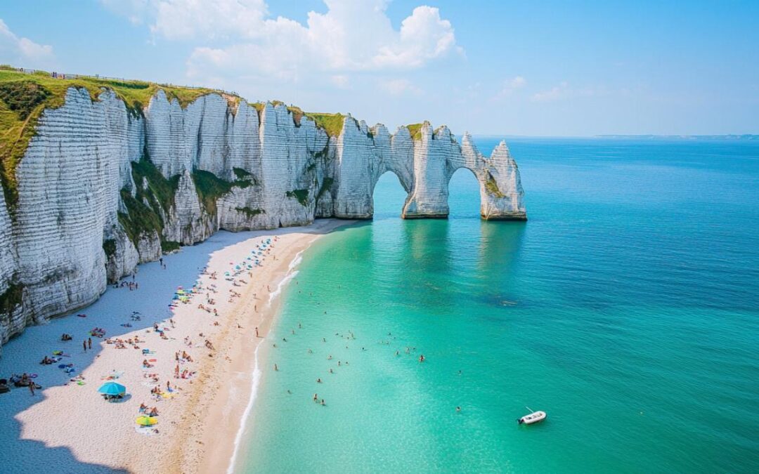 Plage Etretat : choisissez le spot parfait pour votre séjour gastronomique en bord de mer