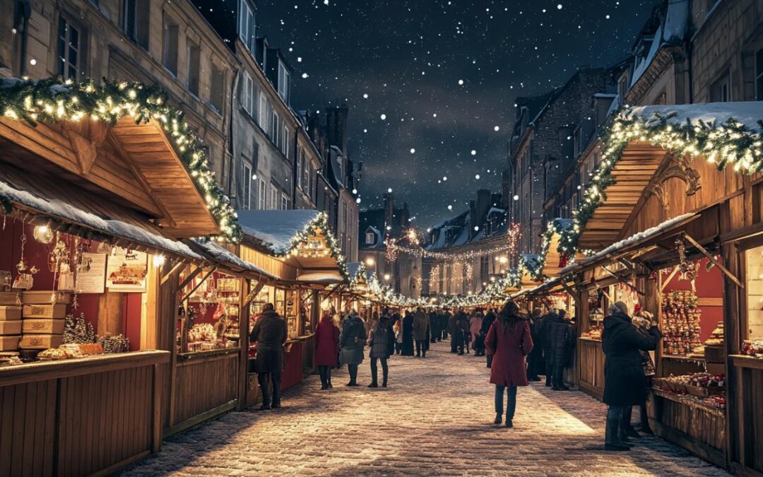 Les Marchés de Noël 2024 à Caen : La magie des fêtes au rendez-vous avec les meilleures recettes de boissons chaudes